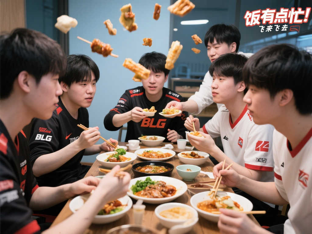 [流言板]BLG曝光选手赛前休息室用餐趣闻：饭菜“飞”不停，忙碌又欢乐